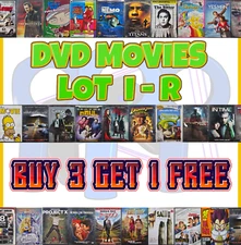 DVD Movies Lot: I - R 🍿 Buy 3 Get 1 Free 🍿 Free Shipping on Orders $15+