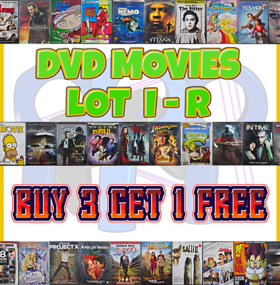 DVD Movies Lot: I - R   Buy 3 Get 1 Free   Free Shipping on Orders $15+