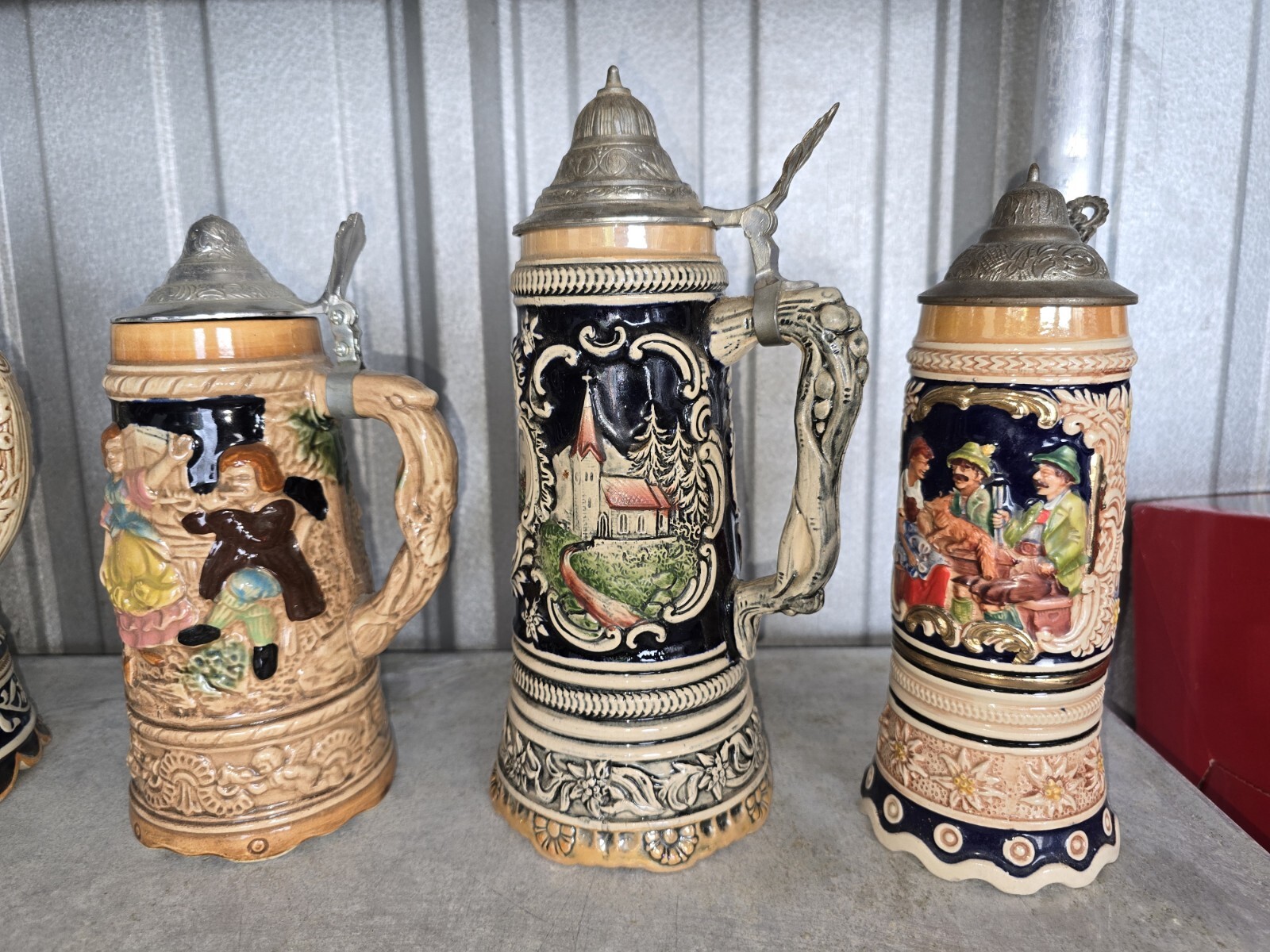 Vintage Lot Of German Beer Mugs eBay