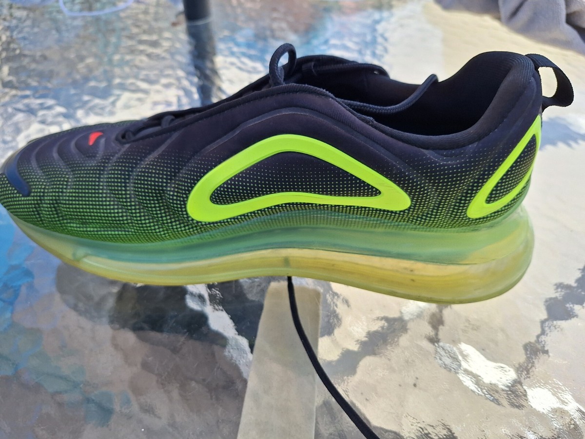 Nike Air Max 720 Mens Running Shoes Black/Crimson/Volt/Neon