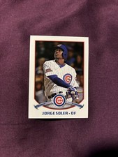 Pegatinas Topps 2015 #215 Jorge Soler Chicago Cubs WS Champ 2016 2021