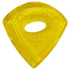 GRAVITY Sunrise Standard Ellipse-Hole Teardrop 4.00mm PMMA GuitarPick