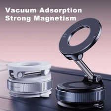 Vacuum Magnetic Car Phone Holder 360° Reinforced 96LBS Ultra Mount for MagSafe 