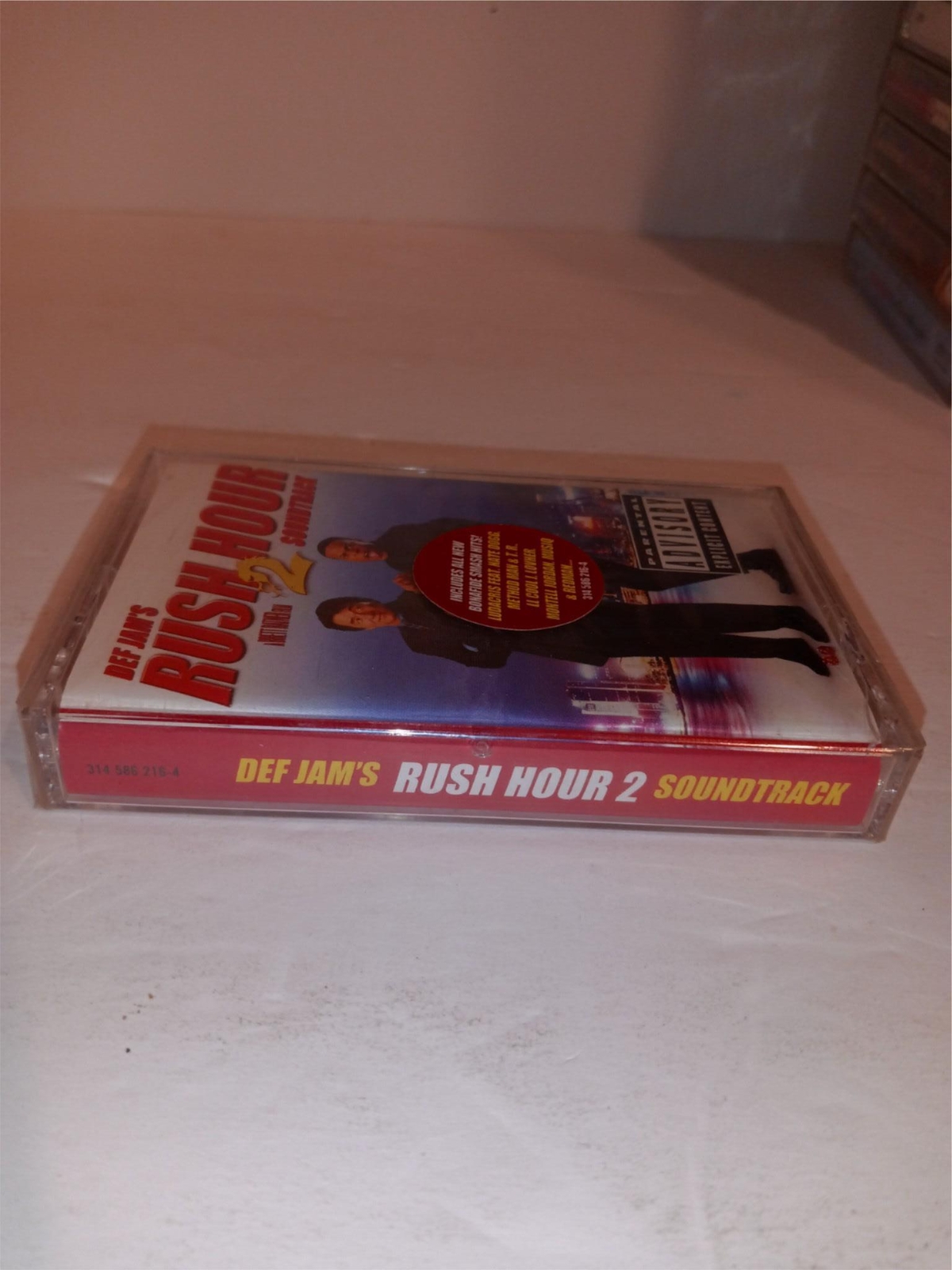 Def Jam's Rush Hour 2 Soundtrack Cassette Tape NEW SEALED with Hype
