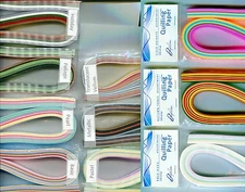 Quilling Paper MULTI COLORED Packs Many ASSORTMENTS To Choose From 1/4" Wide