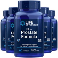 Life Extension Ultra Natural Prostate 5X60 gels Pygeum/Beta Sitosterol/Phosphol