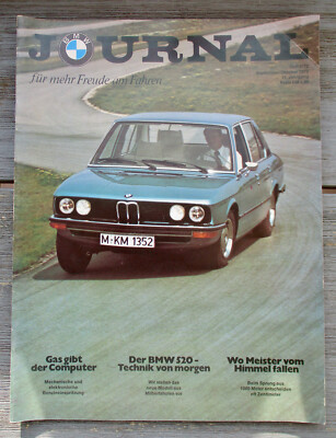 BMW Journal 5/1972 11.Jahr Neuer 5er 520 E12 BMW Turbo Prototyp Einspritzanlagen