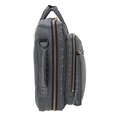 PORTER PX TANKER RECON BAG Silver Gray Briefcase 2way PORTER PX TANKER RECON BAG Silver Gray Briefcase 2way