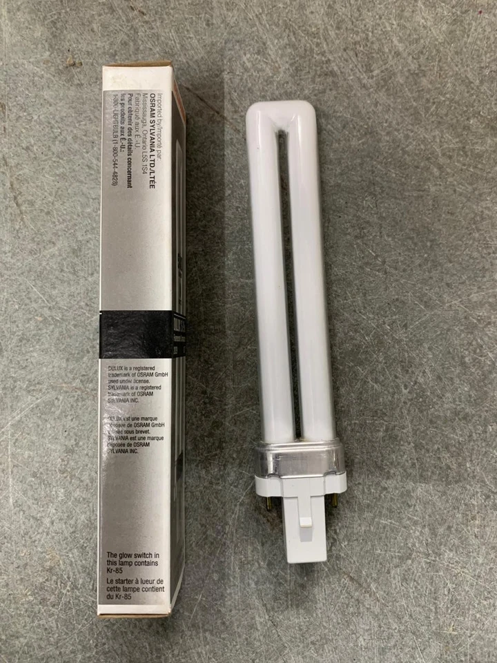 Osram Sylvania 20329 Dulux S 9W Compact Fluorescent 580 Lumens Pack of 5 - Image 4 of 4