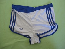 Short Adidas Ventex Blanc Vintage nylon Polyamide Running Oldschool 80'S - M