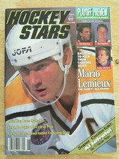 Hockey Stars MARIO LEMIEUX June 1993 Magazine PITTSBURGH PENGUINS Al Iafrate