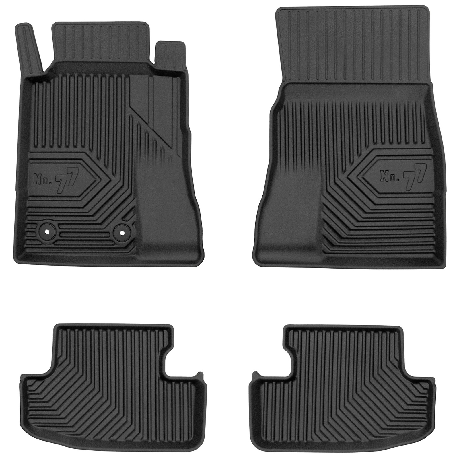 Tapis Frogum No.77 Ford Mustang 2023+ : Étanchéité totale et bords hauts anti-débordement