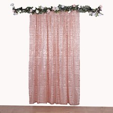 8x8 feet Geometric Sequined Mesh Backdrop CURTAIN Panel Party Events Decorations
