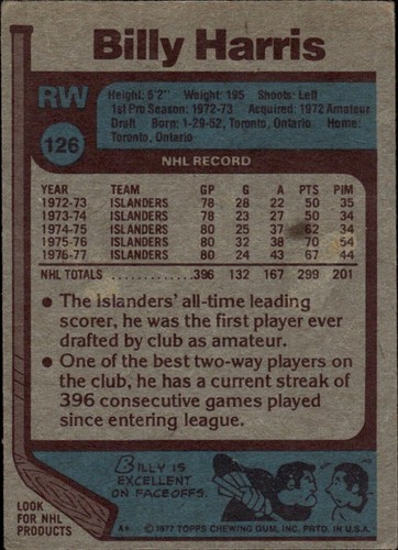 1977-78 TOPPS NHL Card Set Break #1-#264 — You Choose! Rookies, Stars & Commons - Picture 127 of 315
