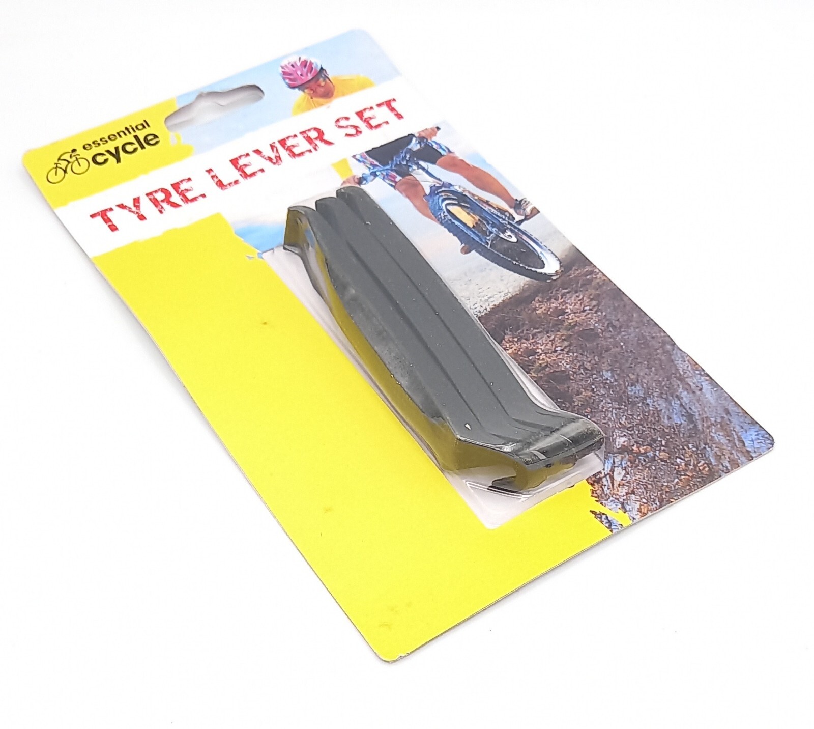 Handy Tyre Lever Set Bicycle Bike Cycle Wheel Tire Remover Black Plastic 3 Piece
