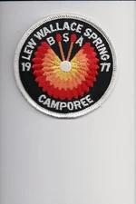 1977 Lew Wallace Spring Camporee patch