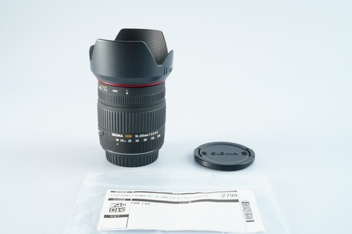 N.MINT SIGMA DC 18-200mm F/3.5-6.3 AF Zoom Lens for Canon EF Mount From JAPAN - Picture 23 of 24