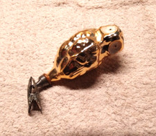 ALTER SCHÖNER CHRISTBAUMSCHMUCK WEIHNACHTEN SELTEN EULE GR 9cm