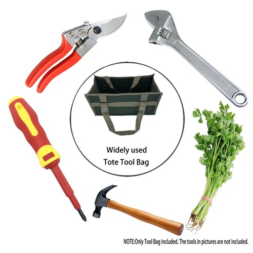 17inch Multi-Purpose Open Tote Tool Bag large space Heavy Duty 16.93x7.87x8.27in - Picture 21 of 21