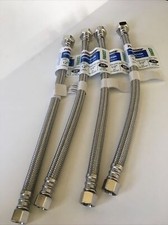  4 Faucet Connector 12  x 1/2  x 3/8  New Old Stock
