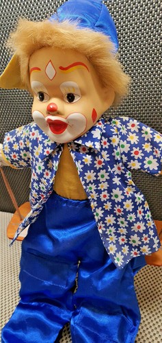 Antik Clown Marionette aus Porzellan Clown Auf Schaukel Sammlung - Bild 7 von 11