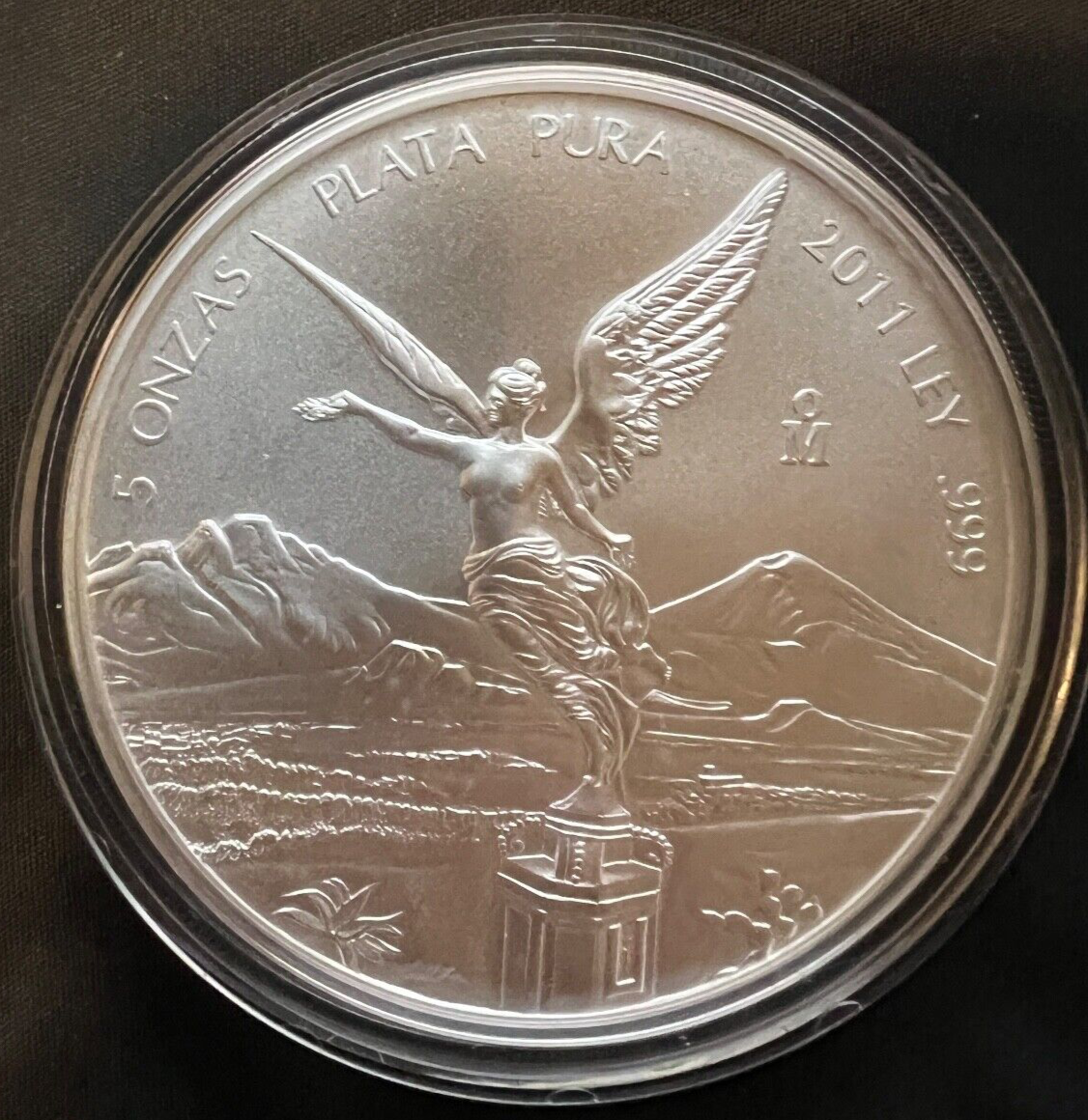 2011 Mexican Libertad 5 Oz .999 Fine Silver Coin BU | eBay