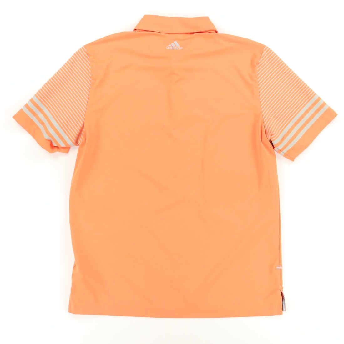 Adidas High Stretch Polyester Solid Polo Shirt Or… - image 4