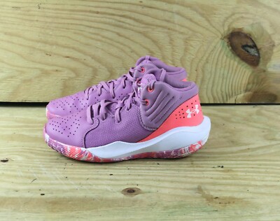 Under Armour Sneakers Boys 6Y Purple Jet 21 GS Blitz 3024794-500 Athletic