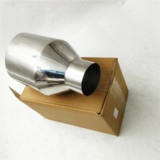 Big 5in Polished Exhaust Tip 2.5in Inlet Angle Double Wall For Dodge Rt Srt Ram