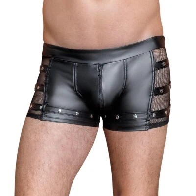 ORION Sexy Herren Pants M - 2XL mit Front-Zip + Nieten + Netz + Club Party Hose "Cody"