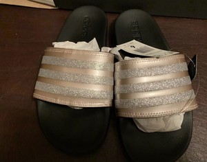 adidas glitter sandals