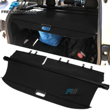 Fit 14-19 Toyota Highlander Rear Retractable Security Shield Cargo Cover Black