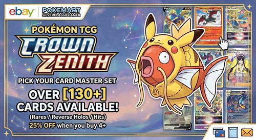 Pokemon Crown Zenith - Pick Your Card - Holo / Reverse Holo / EX - Master Set