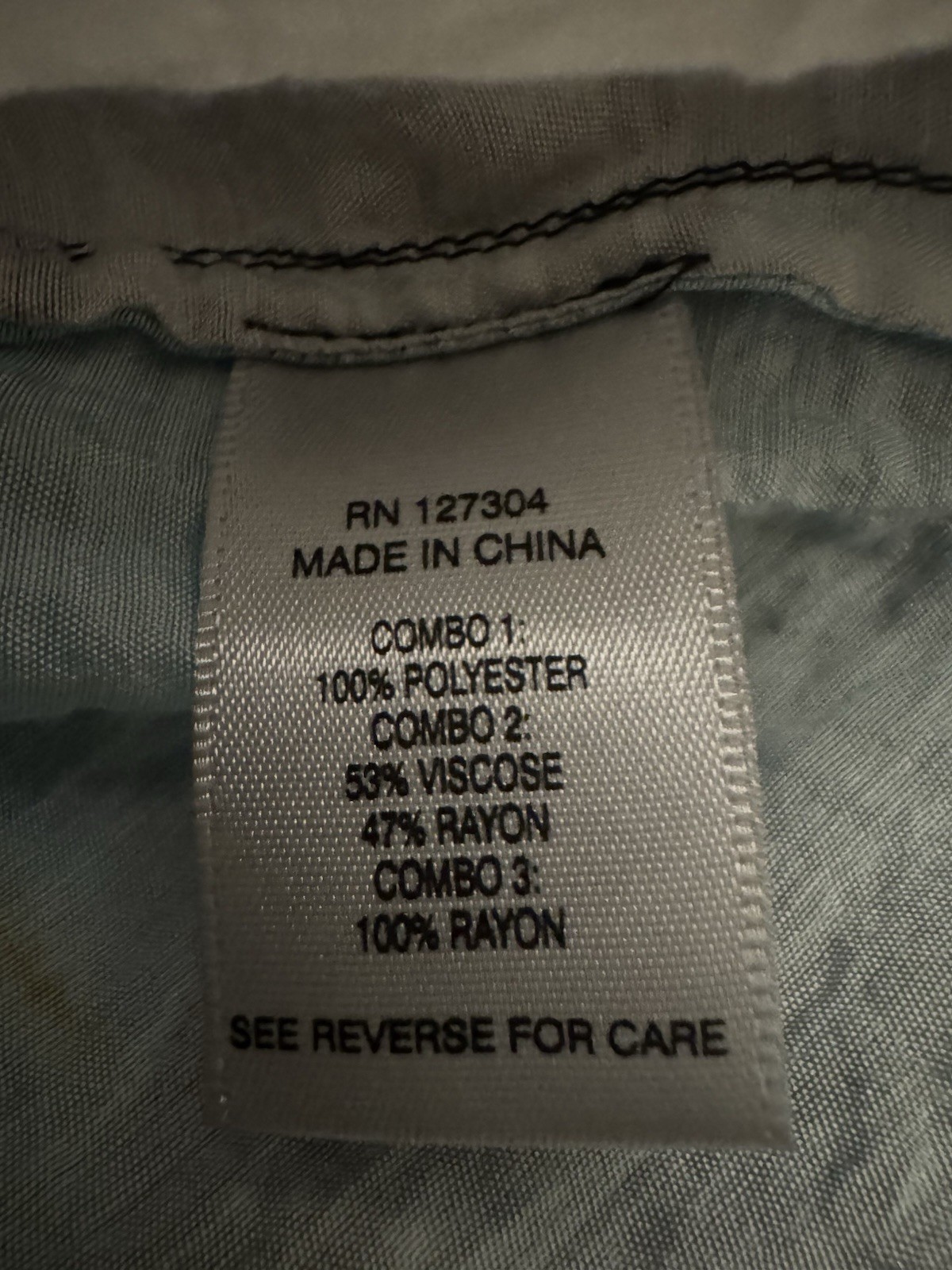 John Mark Vibrant Patchwork Print Point Collar Ro… - image 4