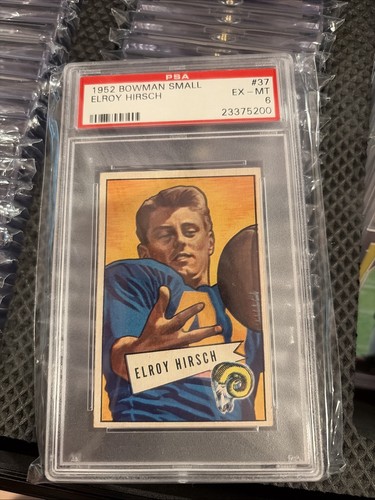 Elroy Hirsch #37 1952 Bowman Small card