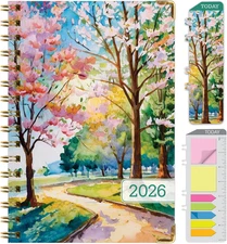 HARDCOVER 2026 Planner, 5.5"X8": 14 Months (November 2025 - December 2026), Dail