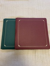 Creative Memories 12 x 12 Albums Pre Owned Burgundy/Green 2 total 