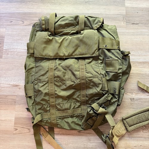 Vintage US Military ALICE Pack Large Rucksack Olive Drab Vietnam Era Fauconnier - Picture 2 of 6