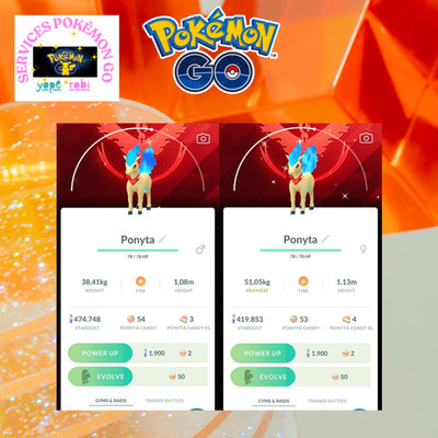 Pokémon go  Ponyta shiny Candela Valor Background Trade OR P  T Central Digital