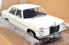 MCG 1/18 - Mercedes Benz 200D W115 White 1968 Diecast Scale model car