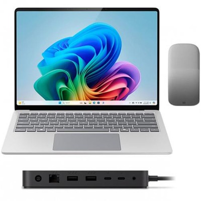 Microsoft Surface Laptop Copilot+ PC + Arc Mouse + Surface Thunderbolt 4 Dock