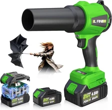 Leaf Blower Cordless| Lightweight Electric Handheld Blower w/ Battery & Charger