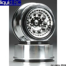 RPM R/C Products 82323 Revolver Front Wheels chrome 12mm Hex Drive