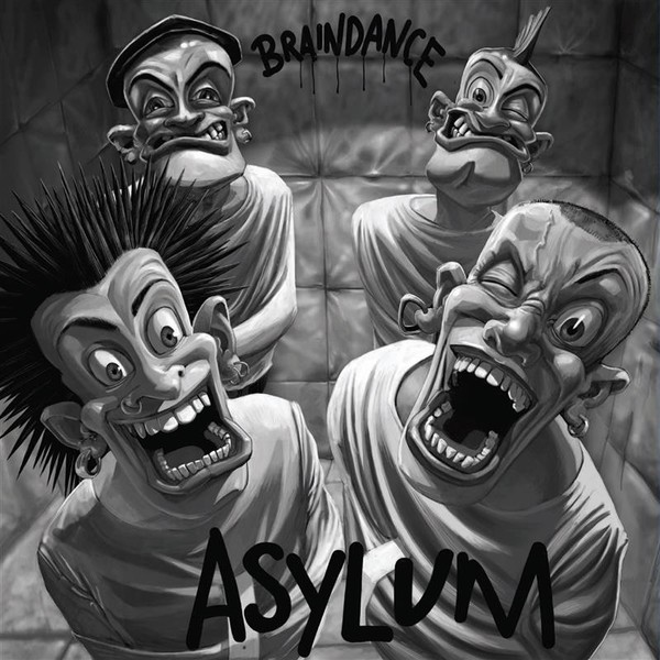 Asylum (Clear Blue White Crossed Vinyl) - 375 Media - (Vinyl / Oi! / Streetpun-image
