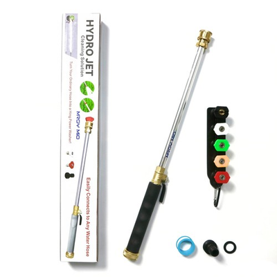 #ad Upgraded Jet Nozzle for Garden Hose Includes 5 High Pressure Interchangeable... $38.90