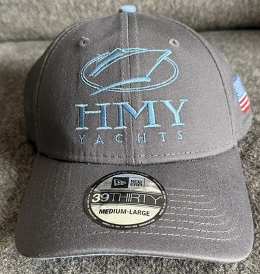 HMY YACHTS New Era 39Thirty M/L Hat, Cap, Gray/Blue, Boat, Ocean, NEW!