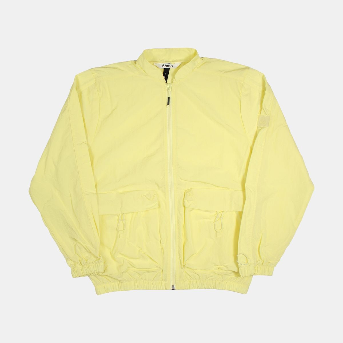 Rains Bomber Jacket  / Size M / Short / Mens / Yellow / Polyester