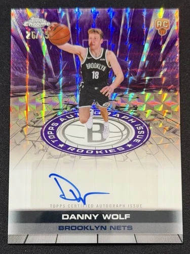 2025 Topps Chrome Danny Wolf Refractors (RAW)