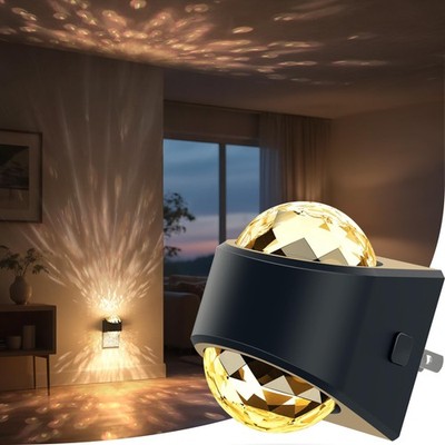 LED Night Light Projector   Dimmable Soft White Wall Plug for Kids & Nursery