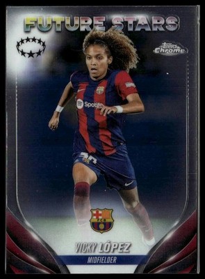 2023-24 Topps Chrome UEFA Women's Champions League #83 Vicky López